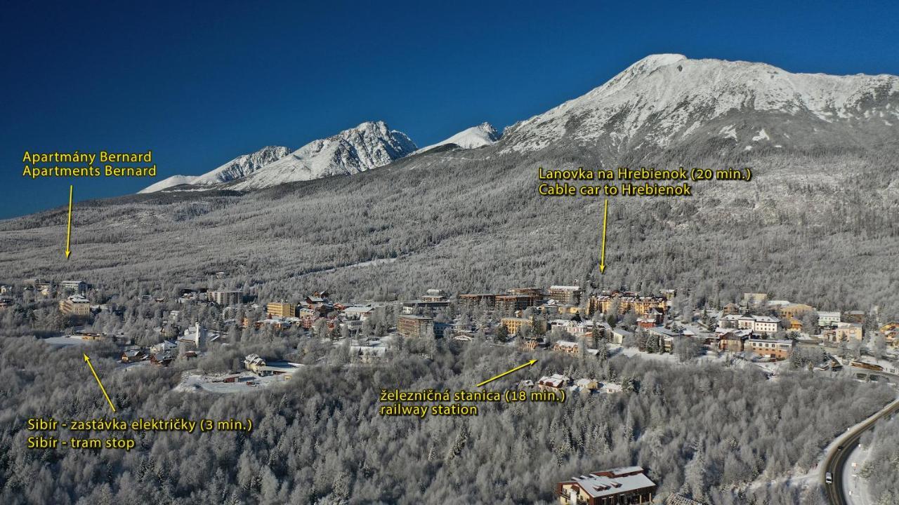 Cozy Studio With Netflix - Apartmanovy Dom Bernard Vysoké Tatry Exterior foto